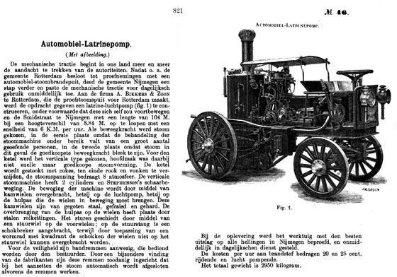 Automobiel Latrinepomp