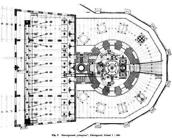 plattegrond van het gemaal