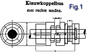 klauwkoppeling recht getand