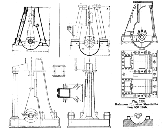 frame staande stoommachine